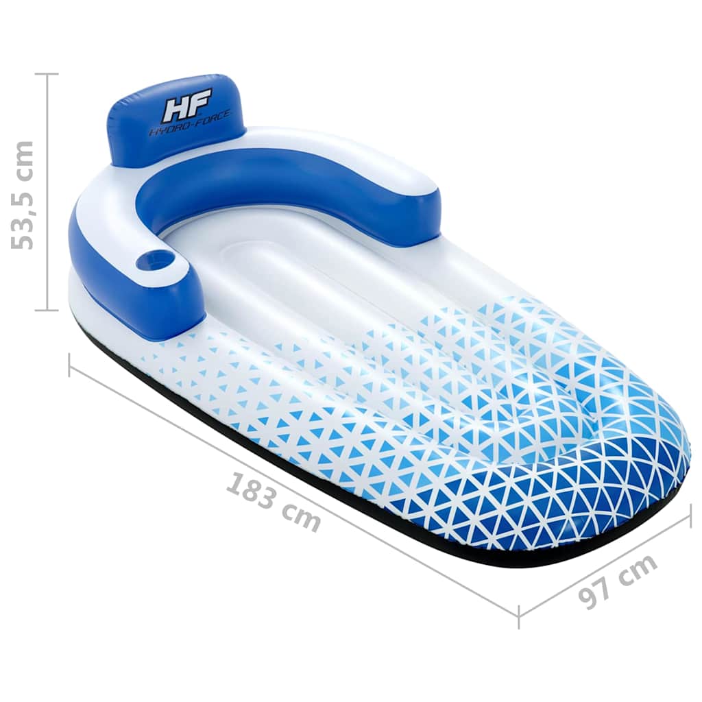 93322 Bestway Hydro Force Floating Lounger 183x97 cm Blue