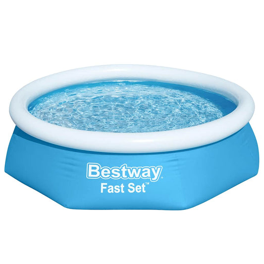 Bestway Fast Set Inflatable Swimming Pool Round 244x61 cm 57265