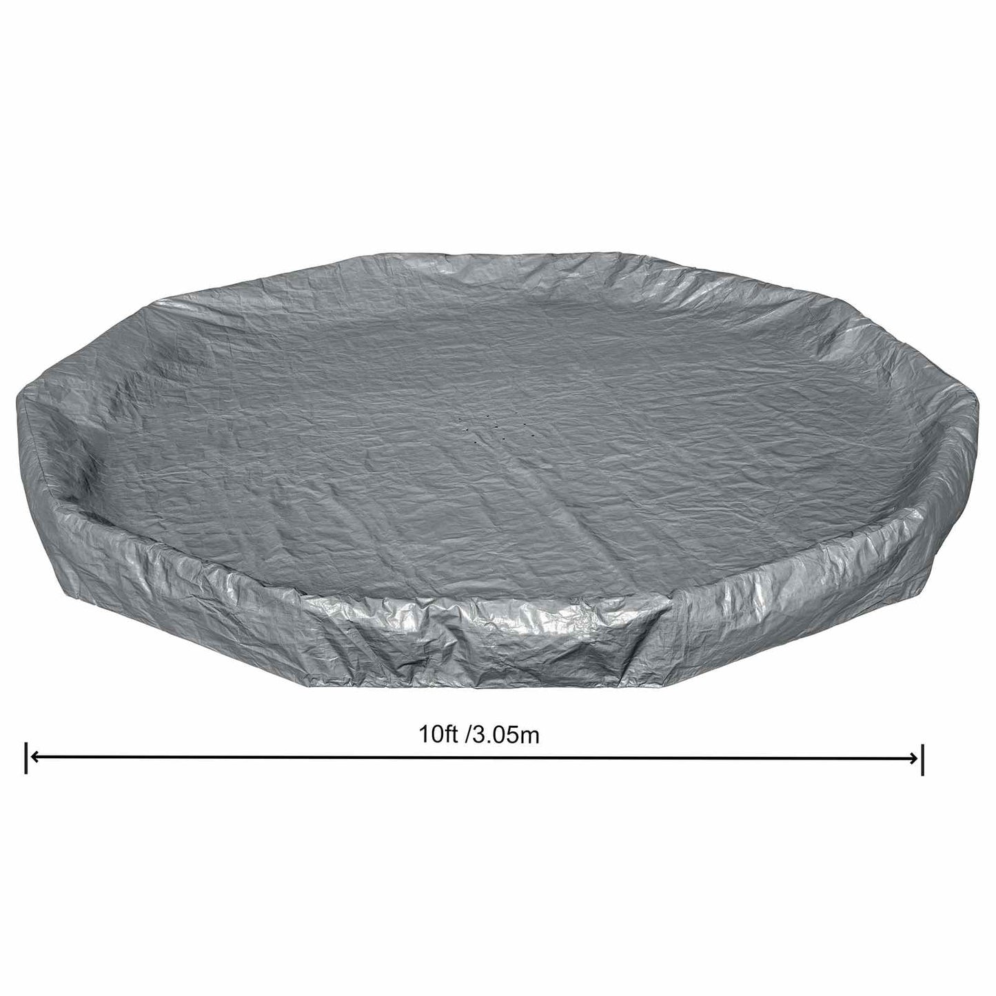 Bestway Pool Cover Ø3.05 m Round Polyester Grey