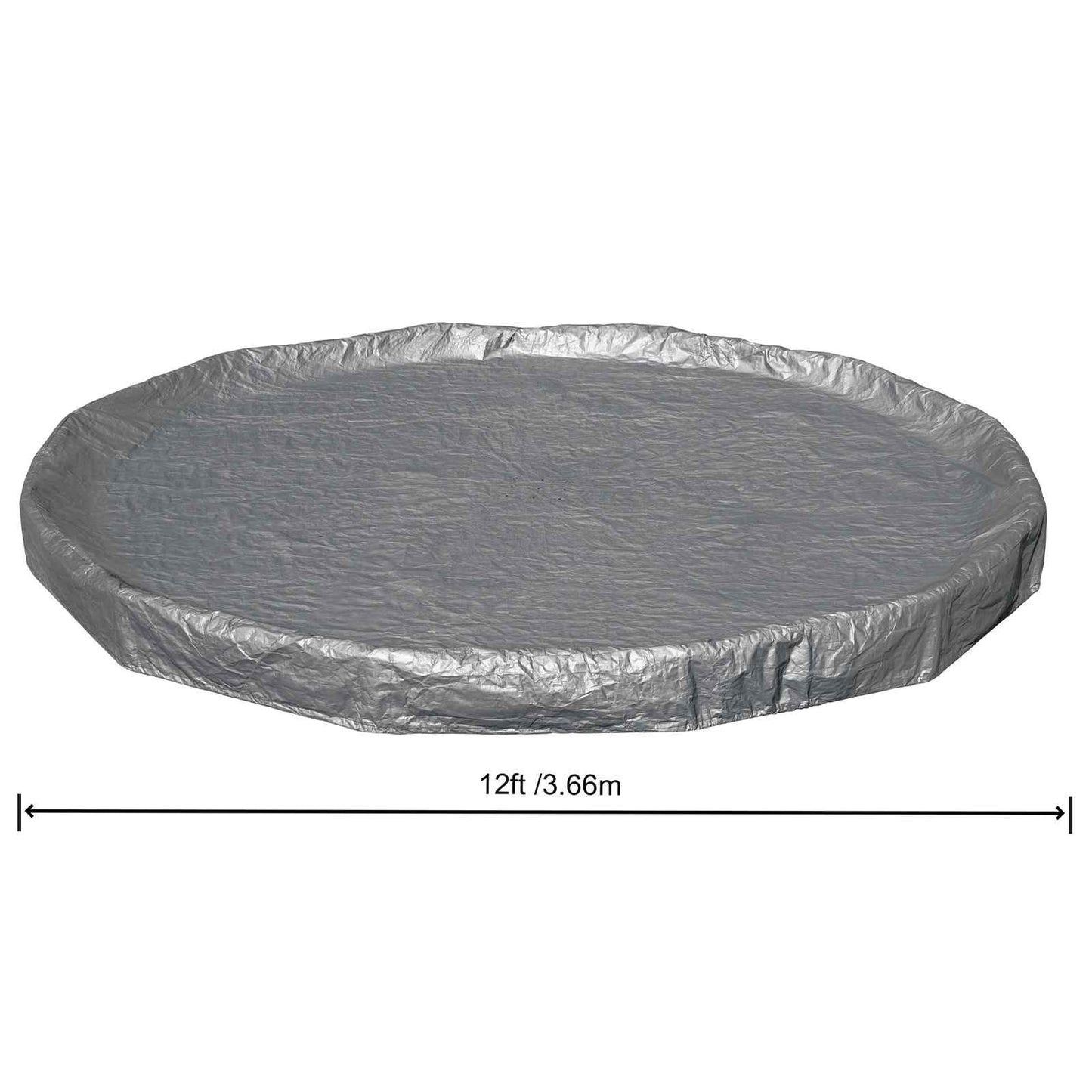 Bestway Pool Cover Ø3.66 m Round Polyester Grey