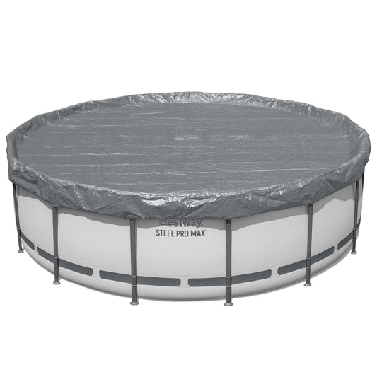 Bestway Pool Cover Ø4.27 m Round Polyester Grey
