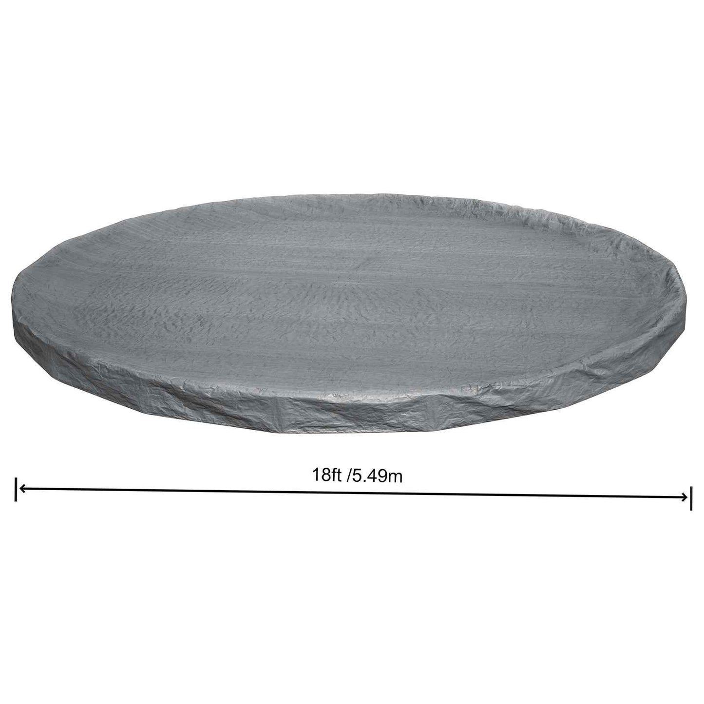 Bestway Pool Cover Ø5.49 m Round Polyester Grey