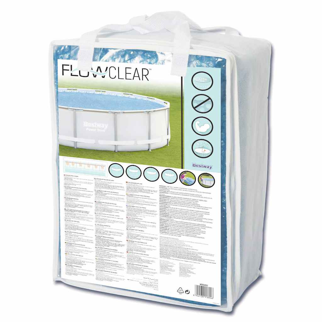 Bestway Solar Pool Cover | Blue | Polyethylene | Fits pools up to 457 cm wide