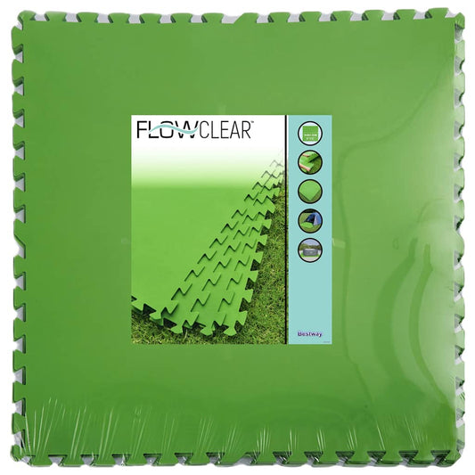Bestway Flowclear Floor Protectors 9 pcs Green 5,47 m²