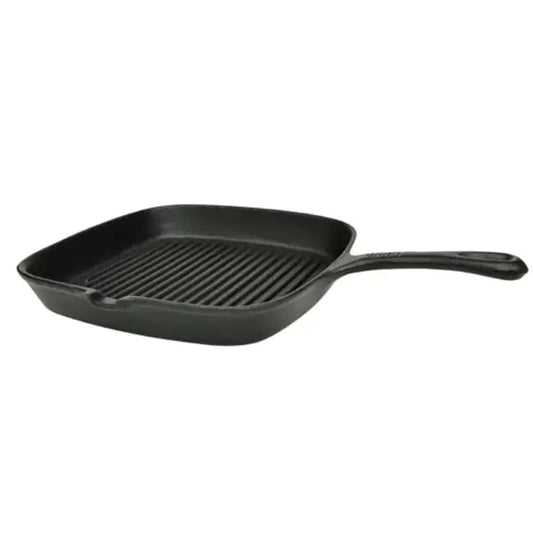 50123 vidaXL Grill Pan Cast Iron 24x23 cm