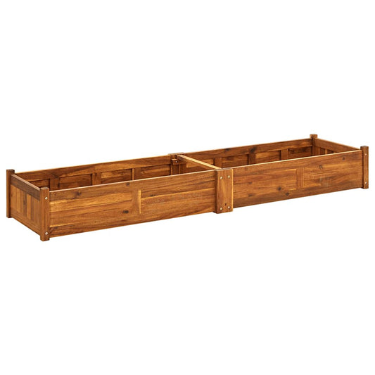 42568 vidaXL Garden Raised Bed Acacia Wood 200x50x25 cm