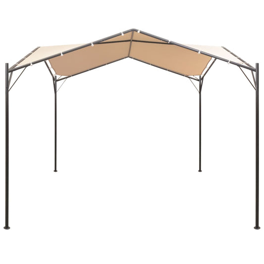 vidaXL Gazebo | Beige | Oxford fabric | 4x4m | Durable | Gazebo | Square