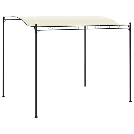 vidaXL Gazebo | Set of 2 | Cream White and Black | Polyester | Large | Durable