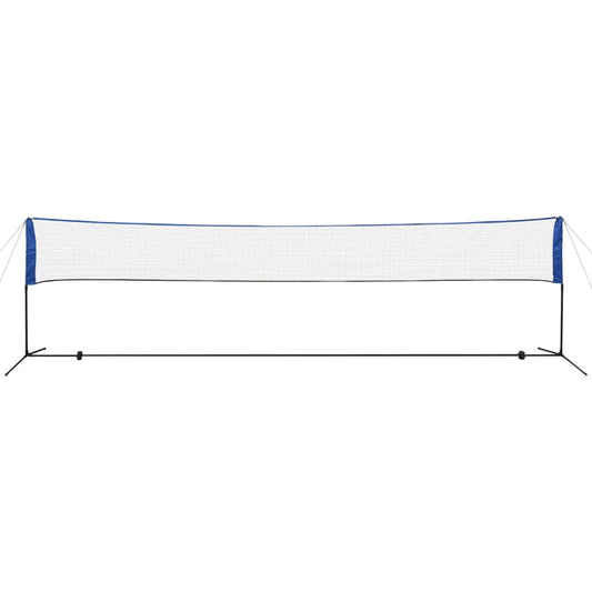 91182 vidaXL Badminton Net with Shuttlecocks 600x155 cm