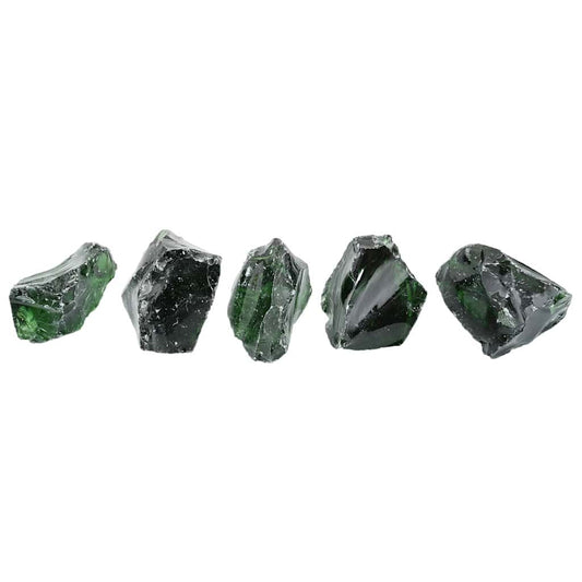 142315 vidaXL Gabion Rocks Glass Green 60-120 mm 25 kg