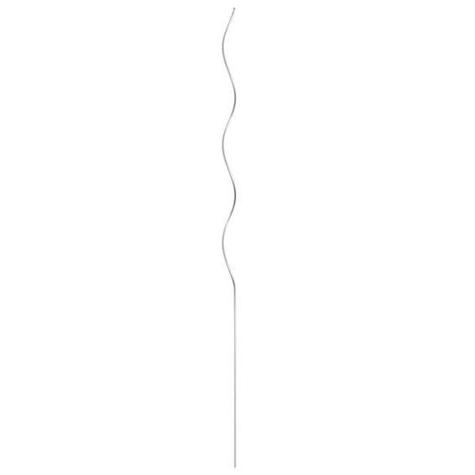 142416 vidaXL 50 pcs Spiral Plant Supports 110 cm Galvanised Steel