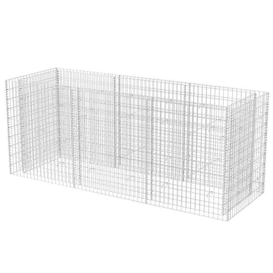 vidaXL Gabion Raised Bed Steel 270x90x100 cm