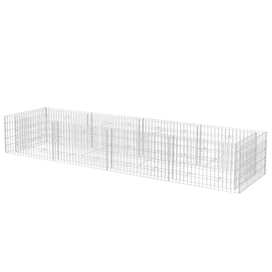 vidaXL Gabion Raised Bed Steel 360x90x50 cm