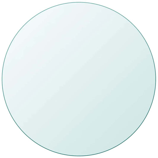 243626 vidaXL Table Top Tempered Glass Round 500 mm