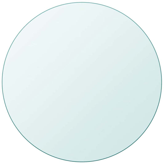 vidaXL Table Top Tempered Glass Round 600 mm