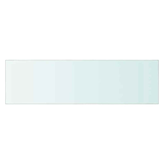 vidaXL Shelf Panel Glass Clear 70x20 cm