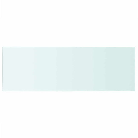 vidaXL Shelf Panel Glass Clear 70x25 cm