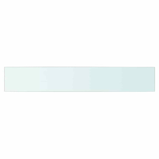 vidaXL Shelf Panel Glass Clear 90x15 cm