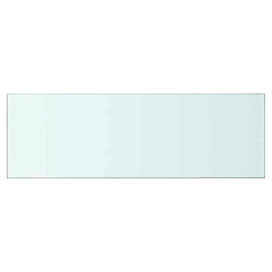 vidaXL Shelf Panel Glass Clear 90x30 cm