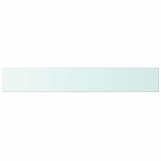 vidaXL Shelf Panel Glass Clear 100x15 cm