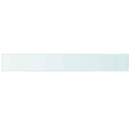 vidaXL Shelf Panel Glass Clear 110x15 cm