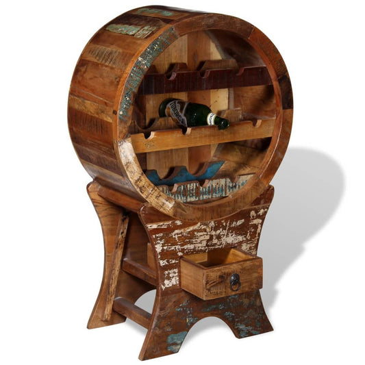 243973 vidaXL Wine Rack for 10 Bottles Solid Reclaimed Wood