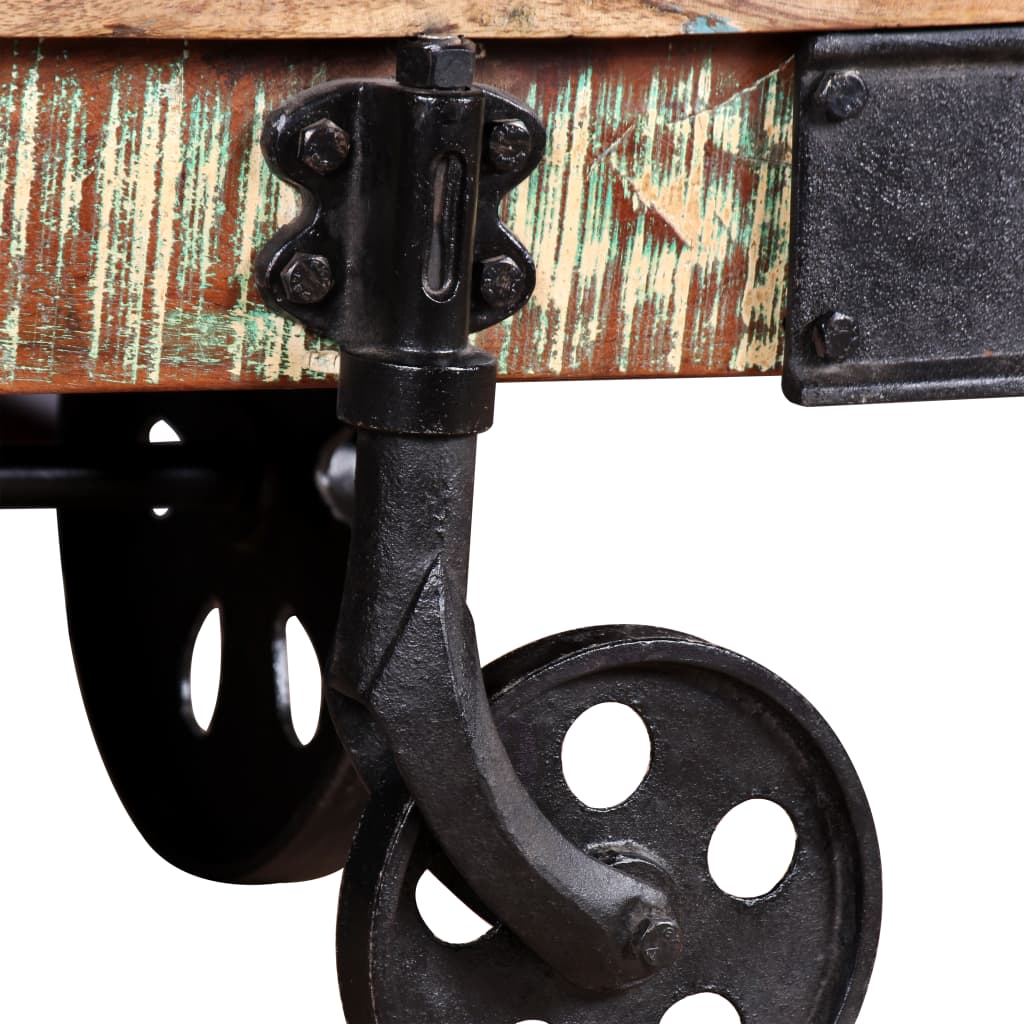 vidaXL Coffee Table Reclaimed Wood 90x45x35 cm