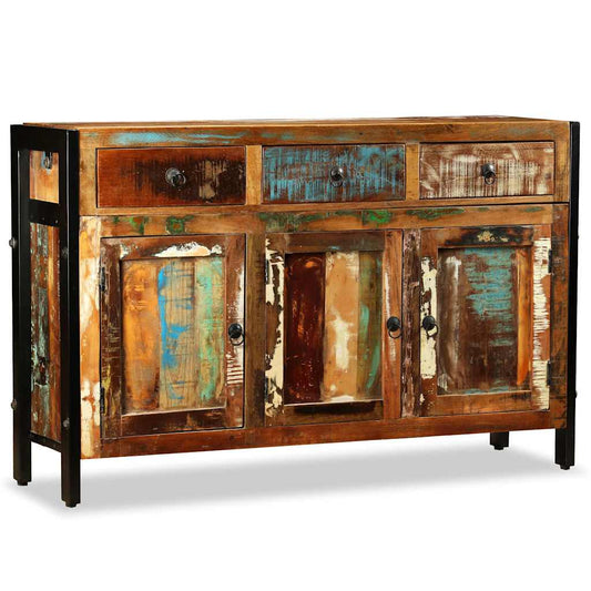 243984 vidaXL Sideboard Solid Reclaimed Wood 120x35x76 cm