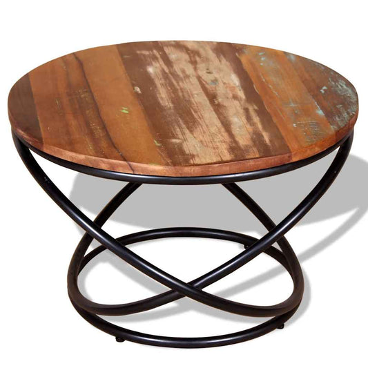 244015 vidaXL Coffee Table Solid Reclaimed Wood 60x60x40 cm