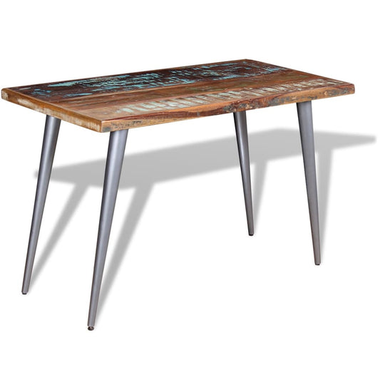 244242 vidaXL Dining Table Solid Reclaimed Wood 120x60x76 cm