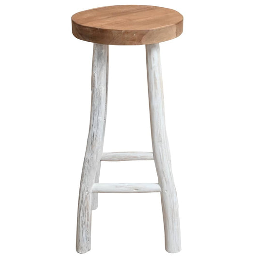 244546 vidaXL Bar Stool Solid Teak Wood