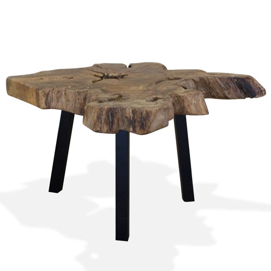 vidaXL Coffee Table | Natural Teak | Genuine Teak | 80x70x38 cm | Durable