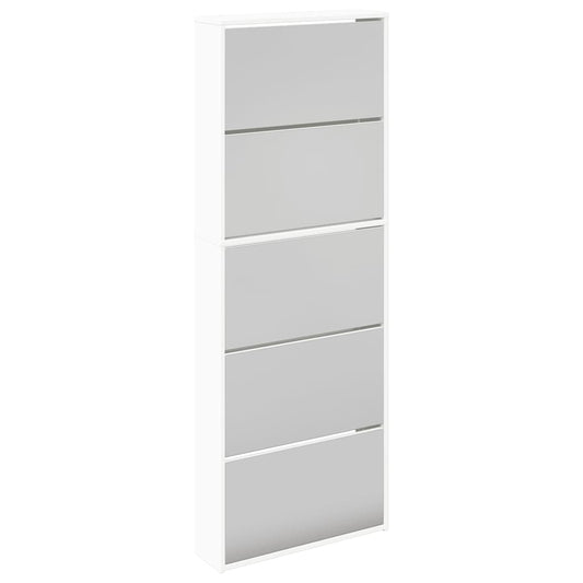 vidaXL Shoe Rack | White | Engineered Wood | Large | Shoe Rack | Rectangular