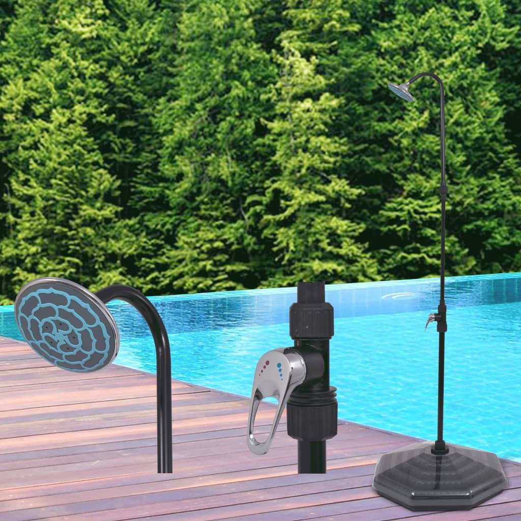 vidaXL Solar Shower 20 L Aluminium HDPE