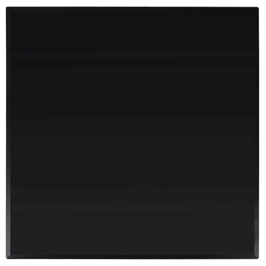 vidaXL Table Top | Black | Tempered Glass | 700 x 700 mm | Heat-resistant