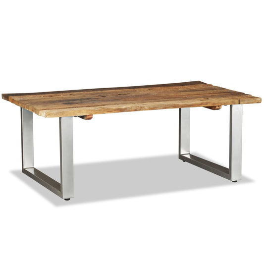 vidaXL Coffee Table Solid Reclaimed Wood 100x60x38 cm