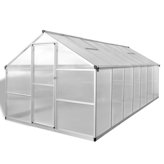 vidaXL Greenhouse Reinforced Aluminium 10,53 m²