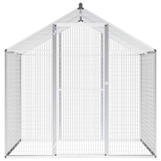 vidaXL Outdoor Aviary Aluminium 178x122x194 cm