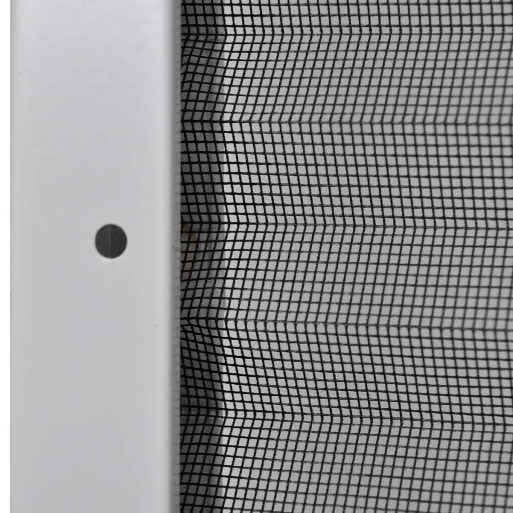 vidaXL Plisse Insect Screen for Windows Aluminium 120x120 cm