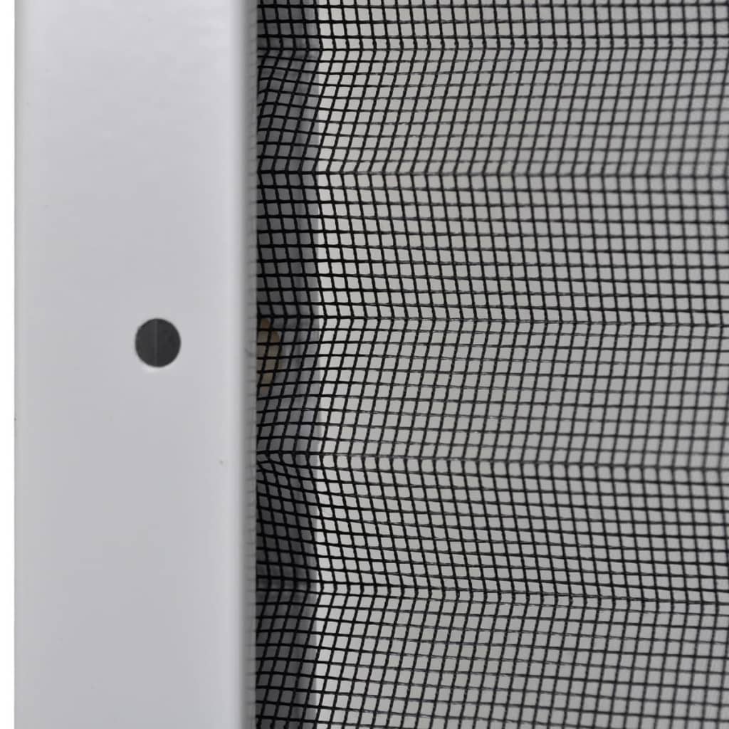 vidaXL Plisse Insect Screen for Windows Aluminium 80x120 cm with Shade