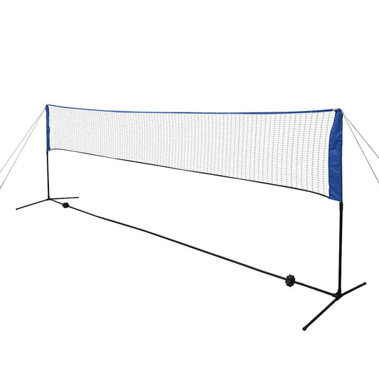 91308 vidaXL Badminton Net Set with Shuttlecocks 500x155 cm