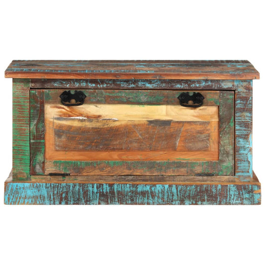 vidaXL Shoe Storage Bench | Multicolour | Solid reclaimed wood | 85 x 40 x 45 cm