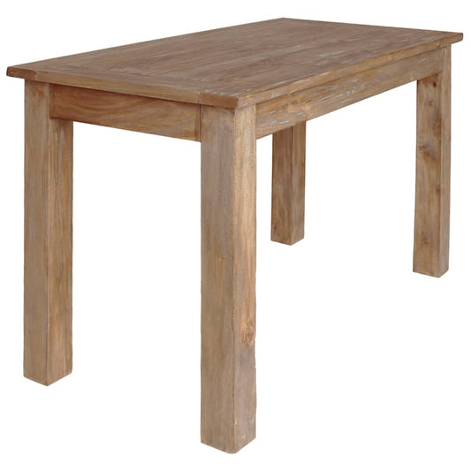 244496 vidaXL Dining Table Solid Mahogany Wood 120x60x77 cm