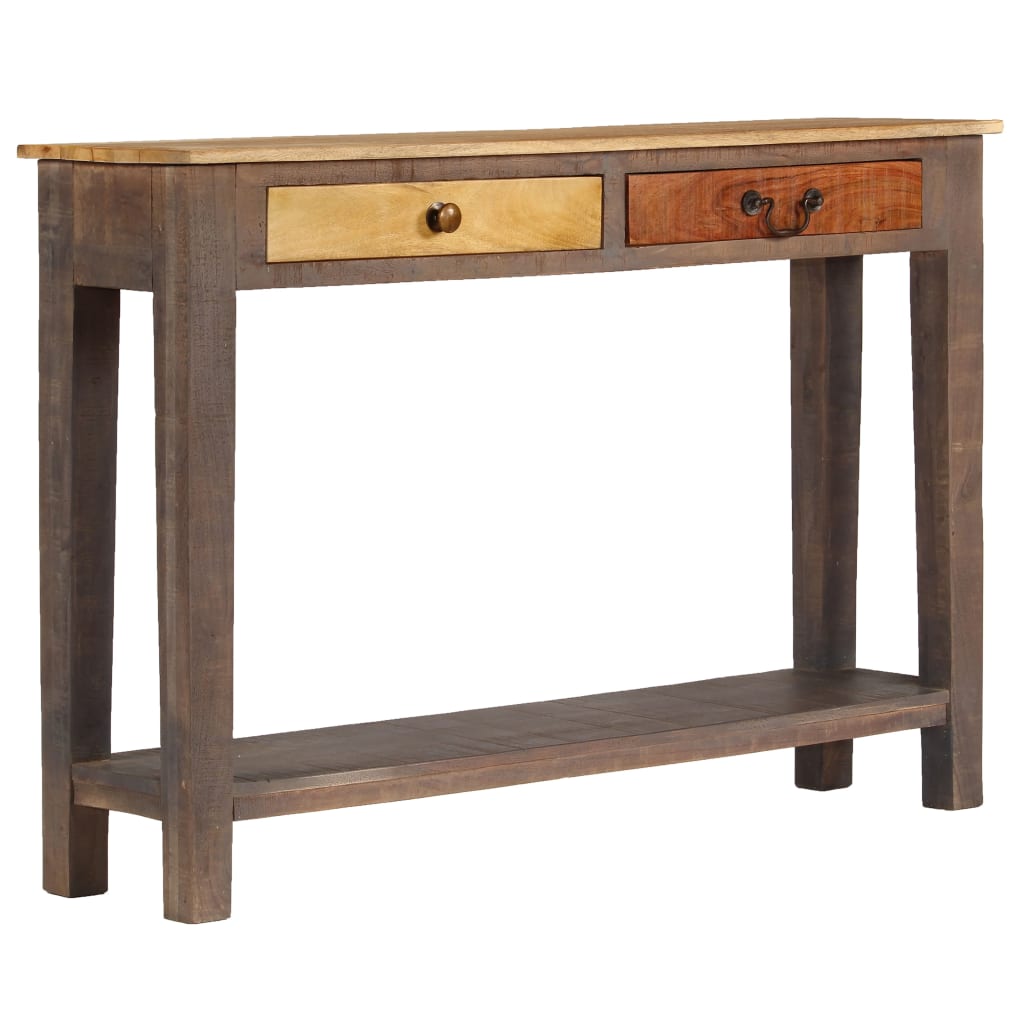 vidaXL Console Table | Multicolour | Solid wood | 118x30x80 cm | Console Table