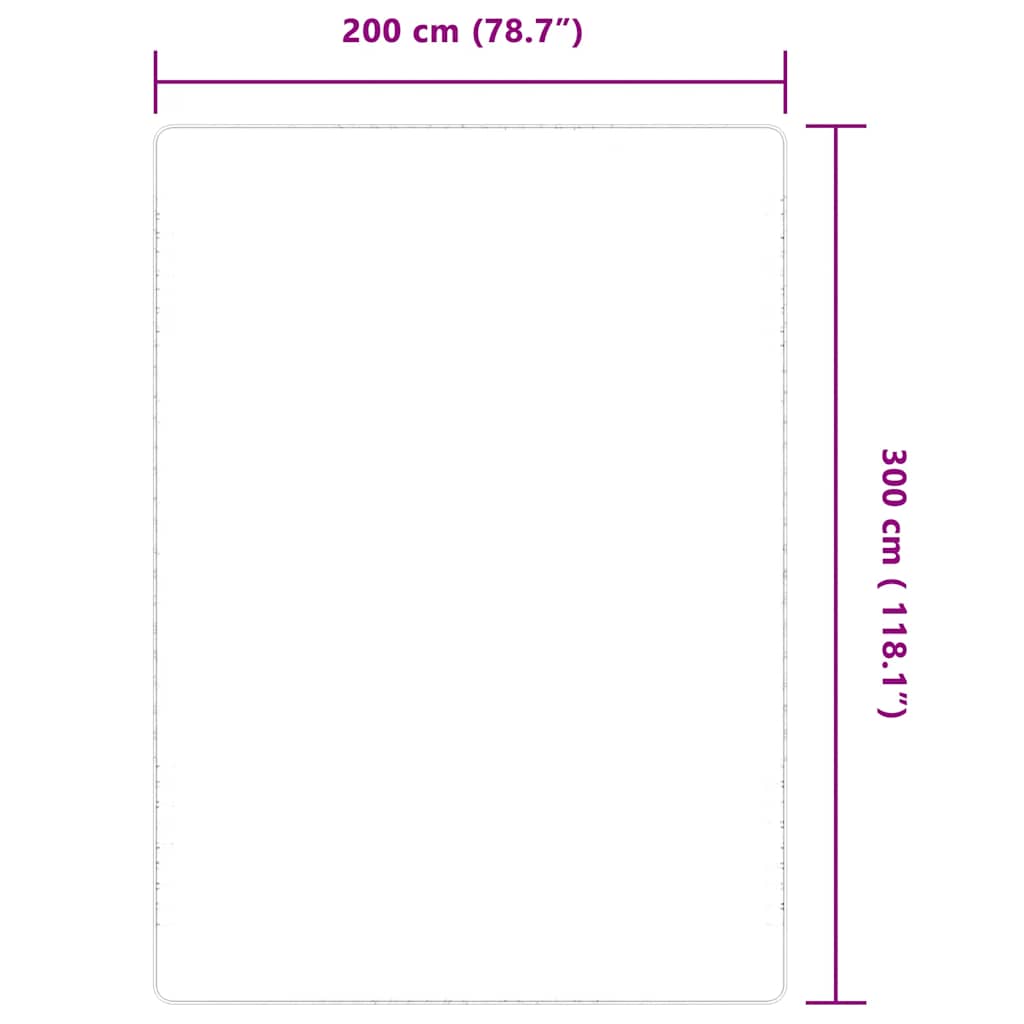 vidaXL Area Rug Jute with Latex Backing 70x130 cm Natural
