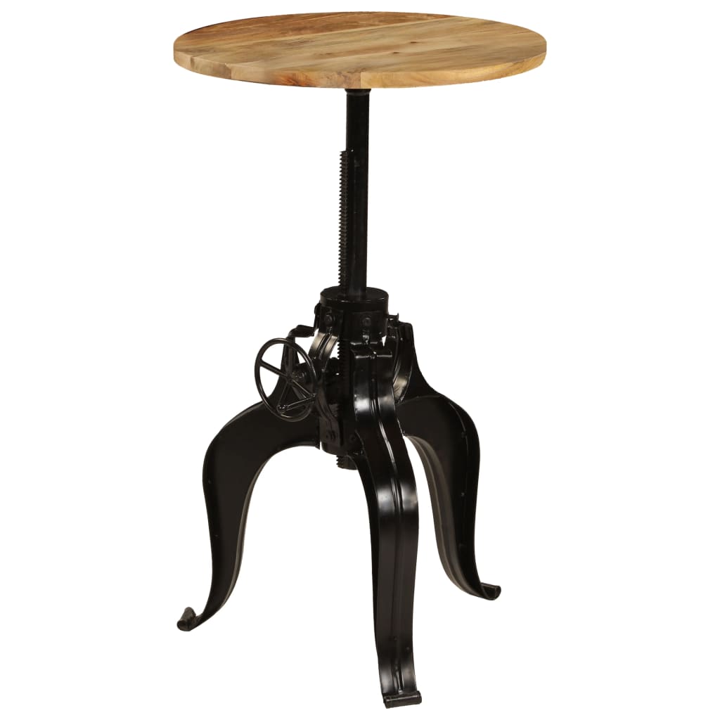 vidaXL Bar Table Solid Mango Wood 60x(76-110) cm