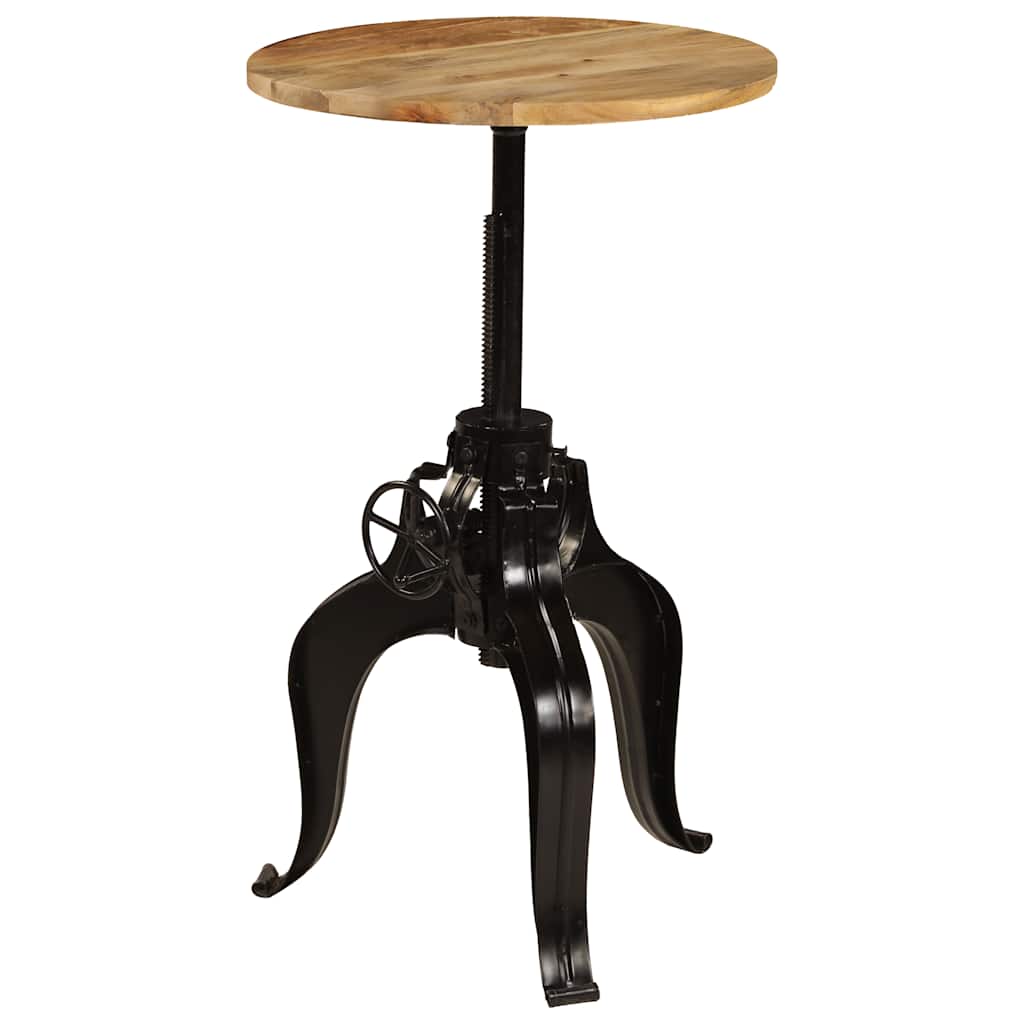 245266 vidaXL Bar Table Solid Mango Wood 60x(76-110) cm