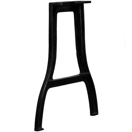 vidaXL Dining Table Leg | Set of 2 | Black | Cast iron | Regular | Durable
