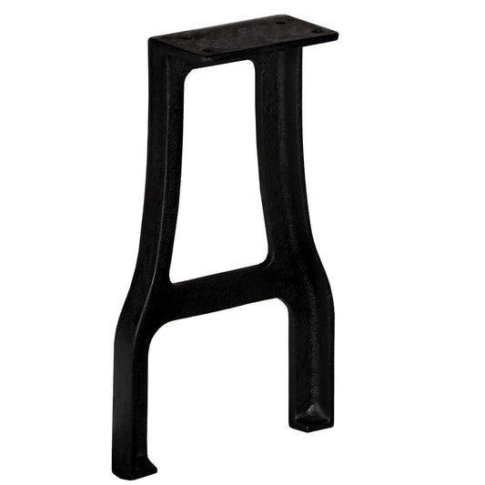 vidaXL Bench Leg | Set of 2 | Black | Cast iron | Medium | Durable | Bench Legs