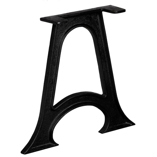 245430 vidaXL Coffee Table Legs 2 pcs with Arched Base A-Frame Cast Iron